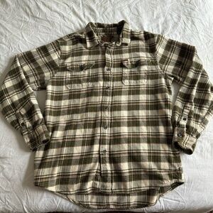 Orvis Big Bear Heavyweight Double Brushed Flannel Button Shirt